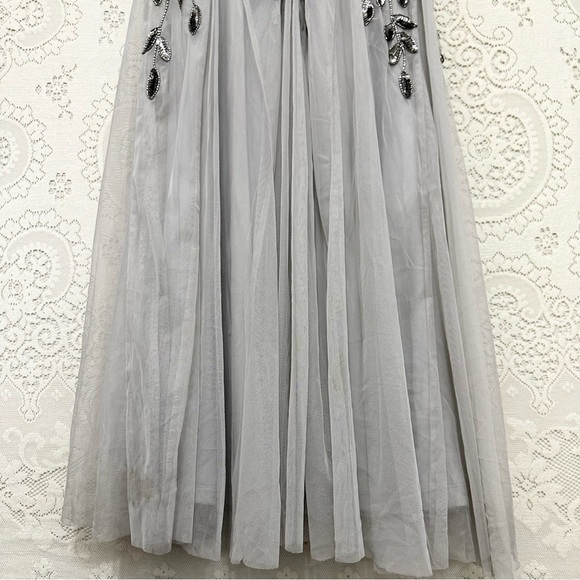 Adrianna Papell Women's Floral Beaded Godet Gown - Picture 13 of 16